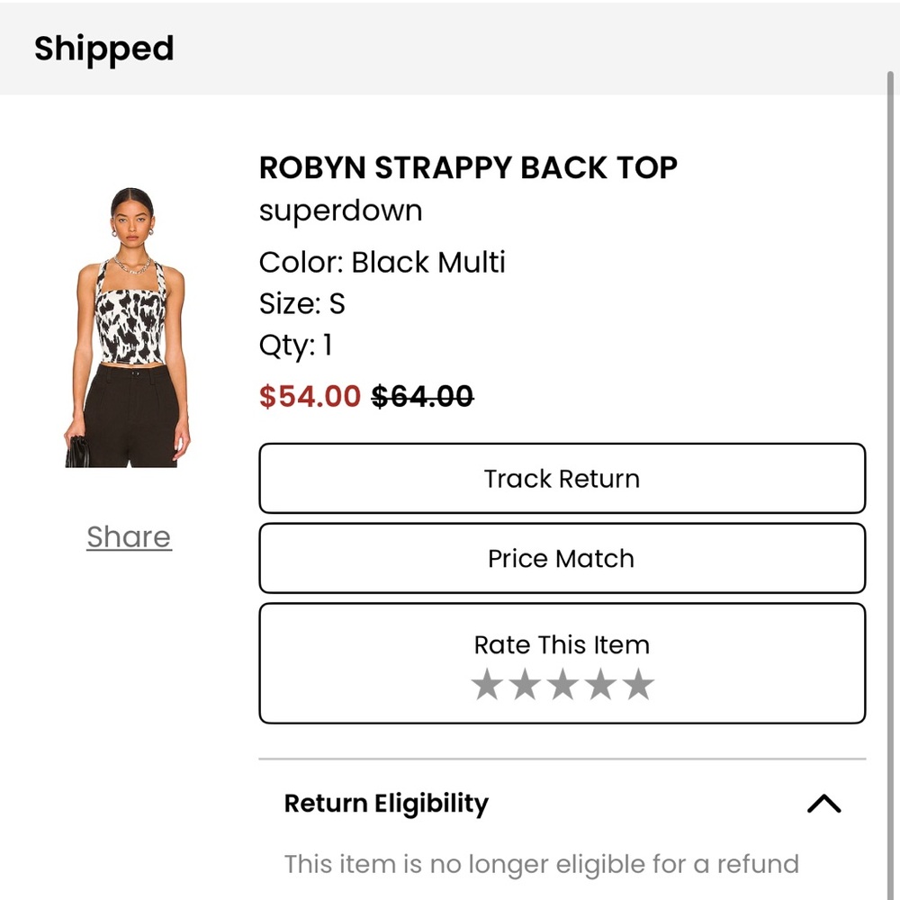 Revolve ROBYN STRAPPY BACK TOP - Picture 6 of 8